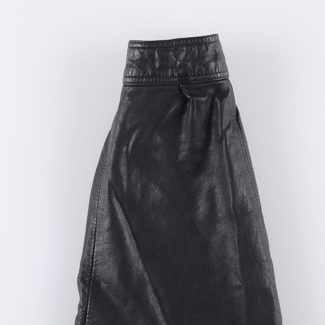 Gold River Leather Flight Jacket, Men's Size L Genuine Leather Cowhide black type Vintage Second Hand