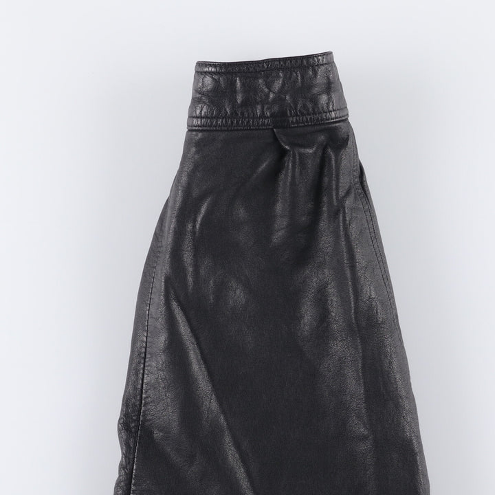 Gold River Leather Flight Jacket, Men's Size L Genuine Leather Cowhide black type Vintage Second Hand