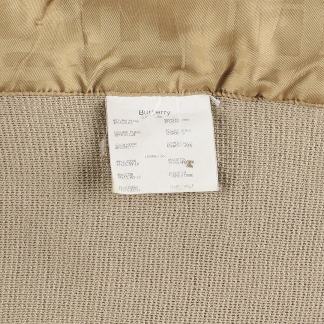 Burberry's BURBERRY LONDON corduroy jacket, men's size XL others Beige type Vintage Second Hand