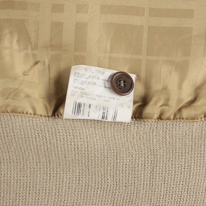 Burberry's BURBERRY LONDON corduroy jacket, men's size XL others Beige type Vintage Second Hand