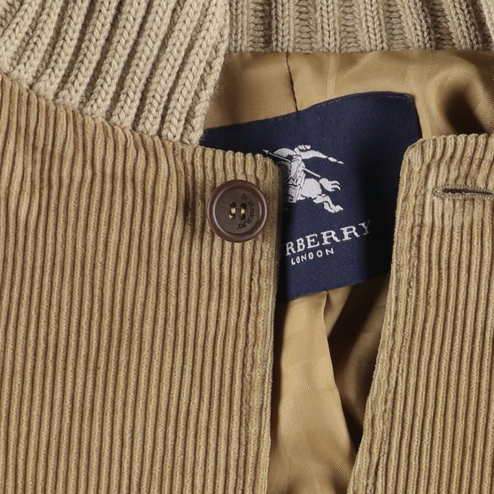 Burberry's BURBERRY LONDON corduroy jacket, men's size XL others Beige type Vintage Second Hand