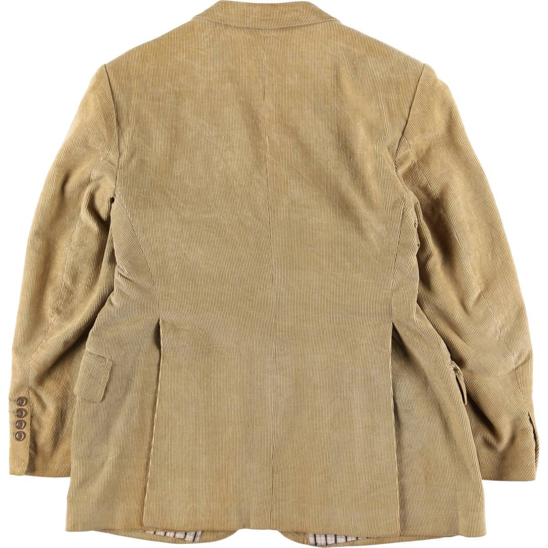 Corduroy tailored jacket, made in Italy, men's size M unclear Beige type Vintage Second Hand