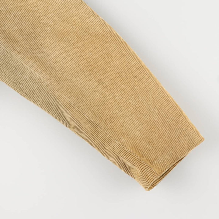 Corduroy tailored jacket, made in Italy, men's size M unclear Beige type Vintage Second Hand