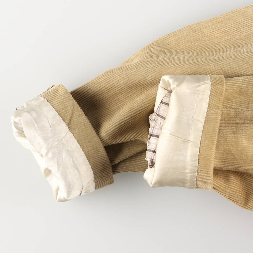 Corduroy tailored jacket, made in Italy, men's size M unclear Beige type Vintage Second Hand