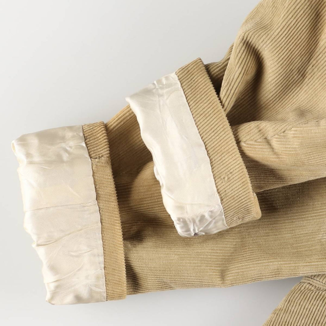 Corduroy tailored jacket, made in Italy, men's size M unclear Beige type Vintage Second Hand