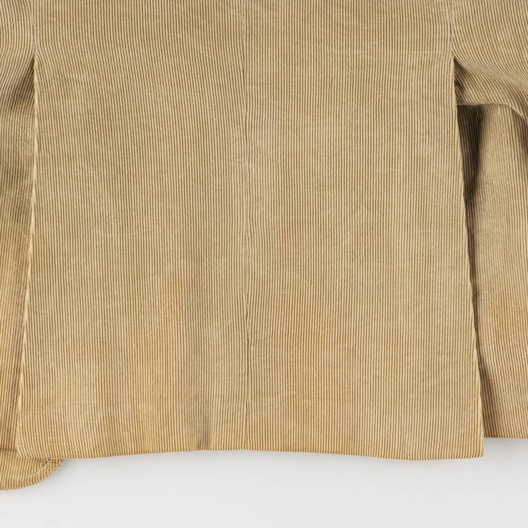 Corduroy tailored jacket, made in Italy, men's size M unclear Beige type Vintage Second Hand