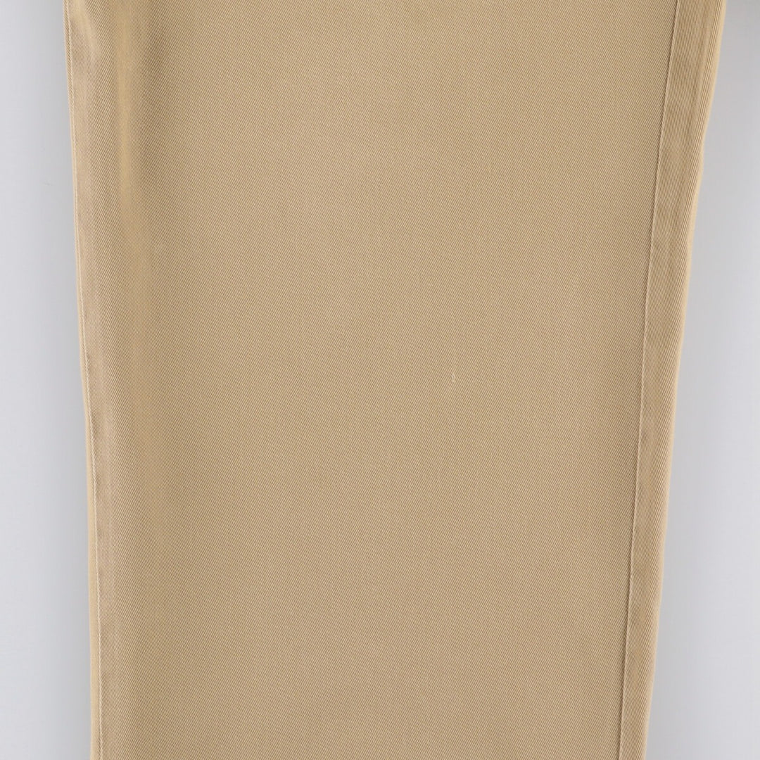 Ralph Lauren POLO by Ralph Lauren ANDREW PANT Two-pleat chino pants for men, equivalent to W34 cotton Beige type Vintage Second Hand