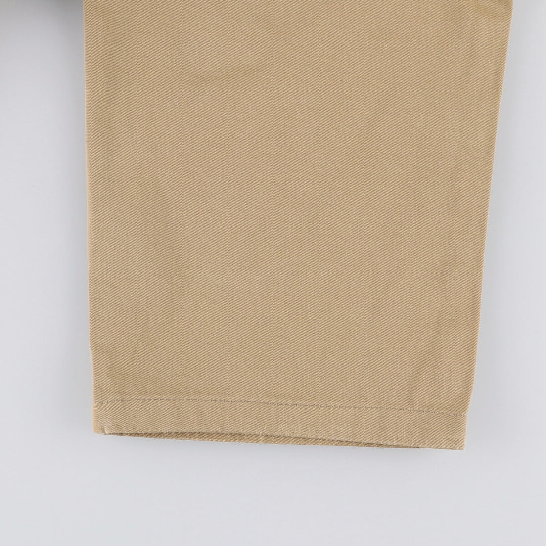 Ralph Lauren POLO by Ralph Lauren ANDREW PANT Two-pleat chino pants for men, equivalent to W34 cotton Beige type Vintage Second Hand