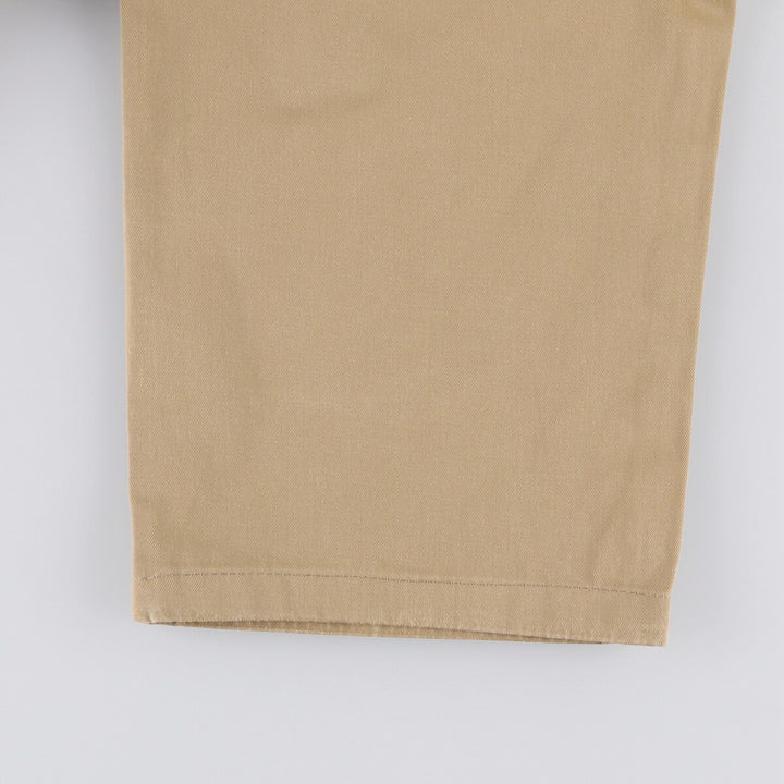 Ralph Lauren POLO by Ralph Lauren ANDREW PANT Two-pleat chino pants for men, equivalent to W34 cotton Beige type Vintage Second Hand