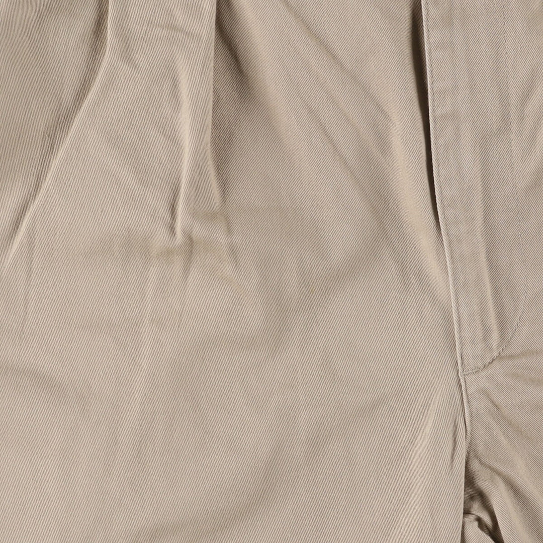 Ralph Lauren POLO RALPH LAUREN Two-pleat chino pants for men, size W34 cotton Beige type Vintage Second Hand