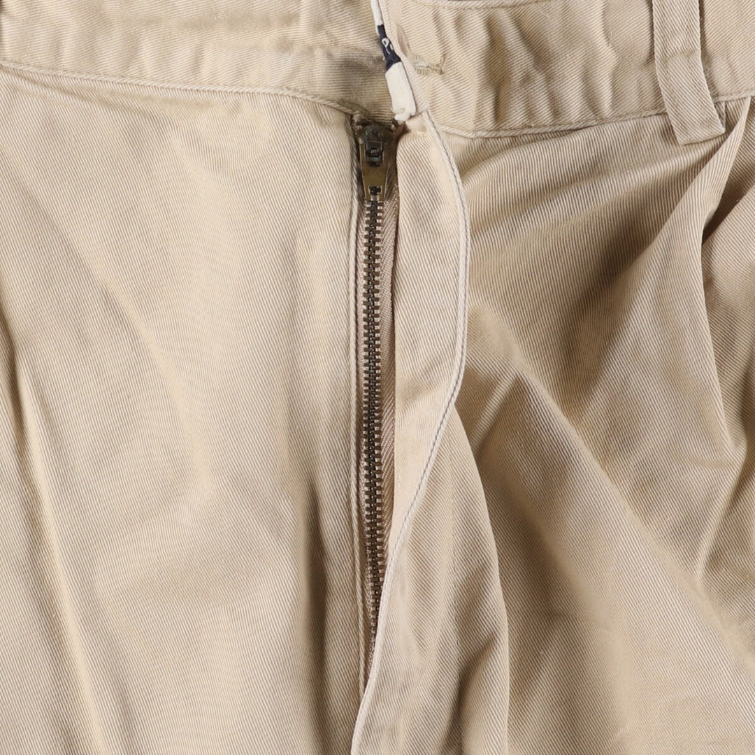 Ralph Lauren POLO RALPH LAUREN Men's Chino Pants, Size W37 (Two-pleat) cotton Beige type Vintage Second Hand