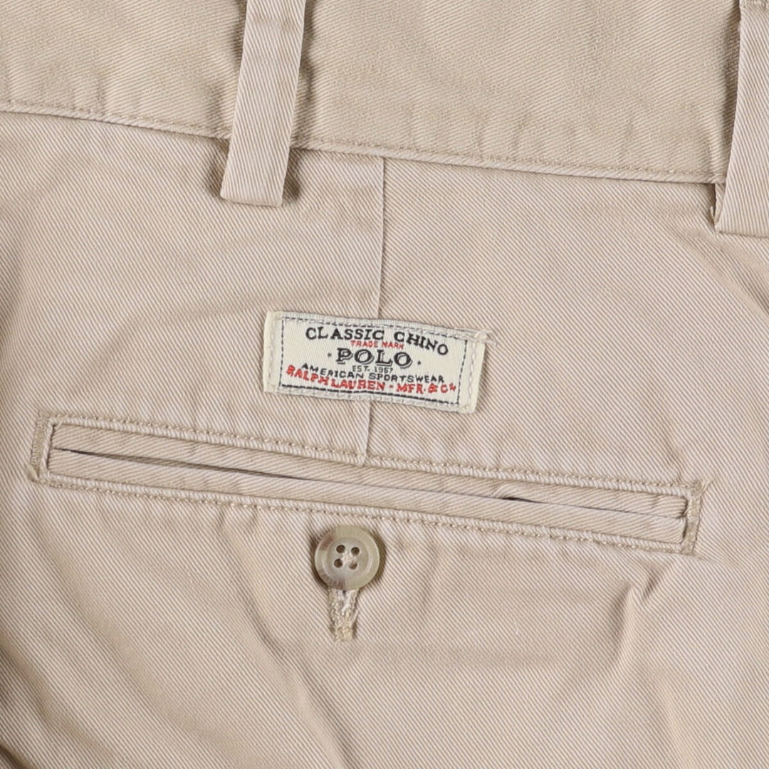 Ralph Lauren POLO by Ralph Lauren Chino Pants Men's W36 cotton Beige type Vintage Second Hand