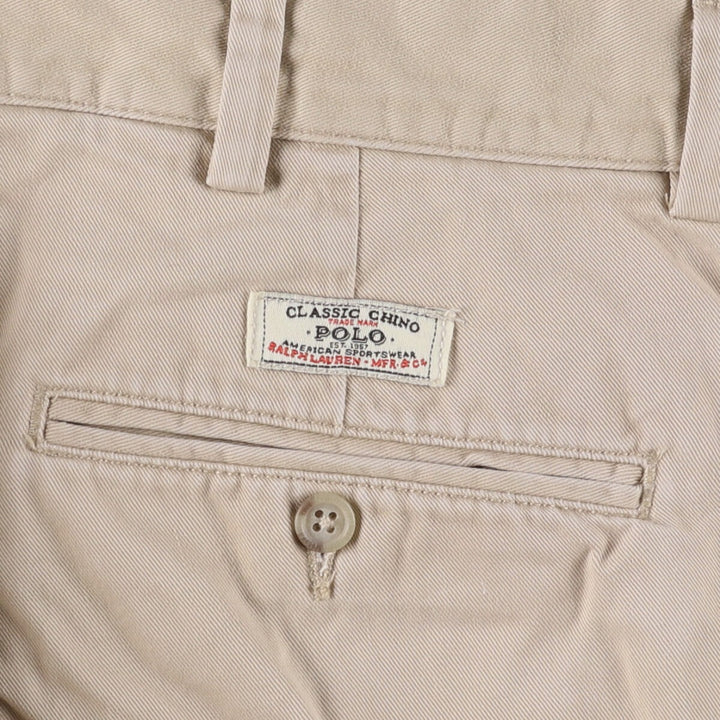 Ralph Lauren POLO by Ralph Lauren Chino Pants Men's W36 cotton Beige type Vintage Second Hand