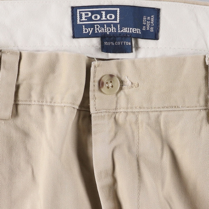Ralph Lauren POLO by Ralph Lauren Chino Pants Men's W36 cotton Beige type Vintage Second Hand