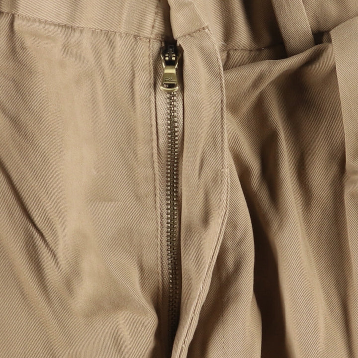 Ralph Lauren POLO GOLF Fairway Pant, two-pleat chino pants, men's size W35. cotton brown type Vintage Second Hand