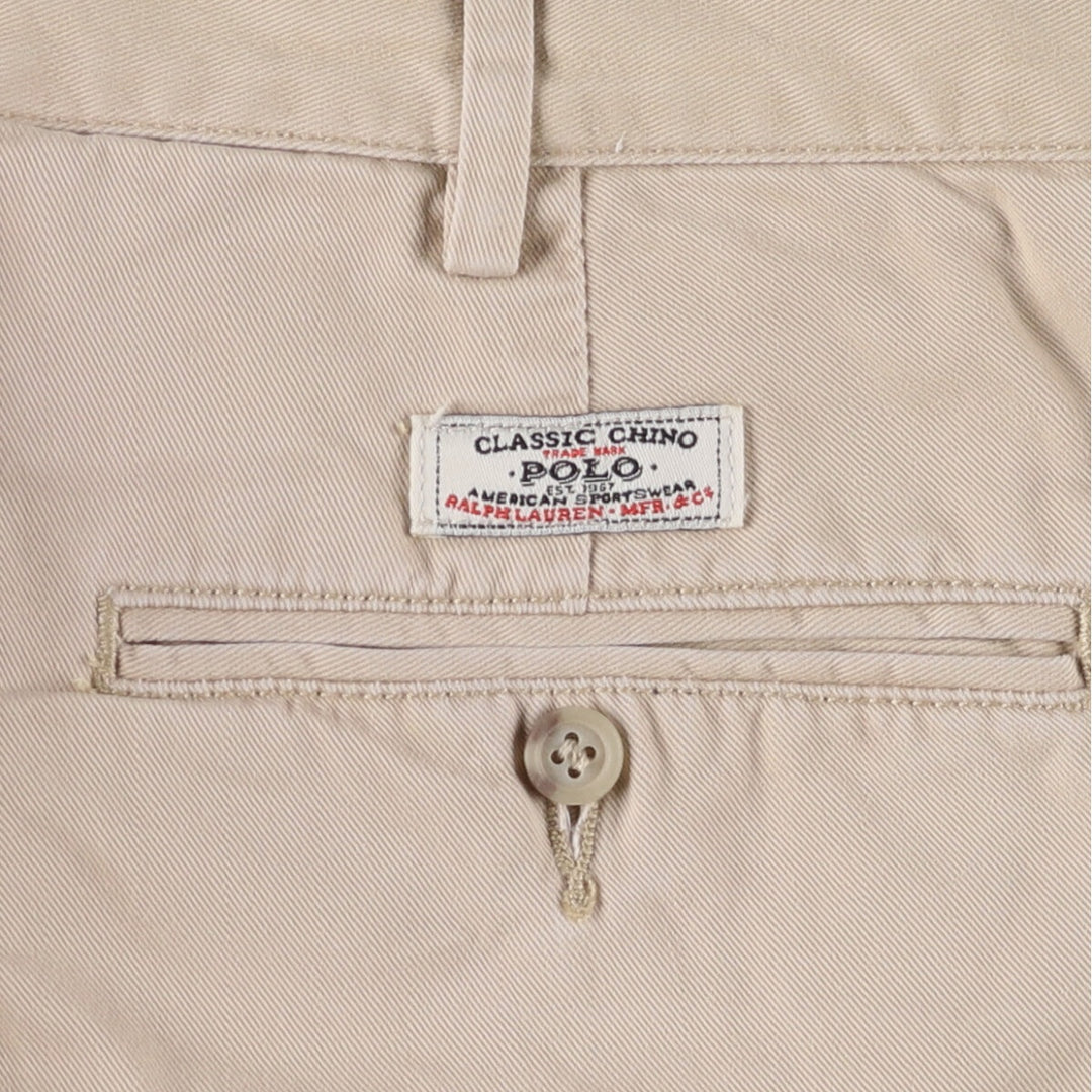 Ralph Lauren POLO by Ralph Lauren Chino Pants Men's W37 cotton Beige type Vintage Second Hand