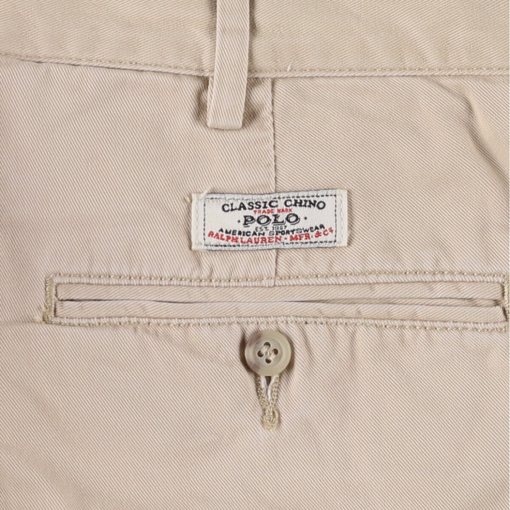 Ralph Lauren POLO by Ralph Lauren Chino Pants Men's W37 cotton Beige type Vintage Second Hand