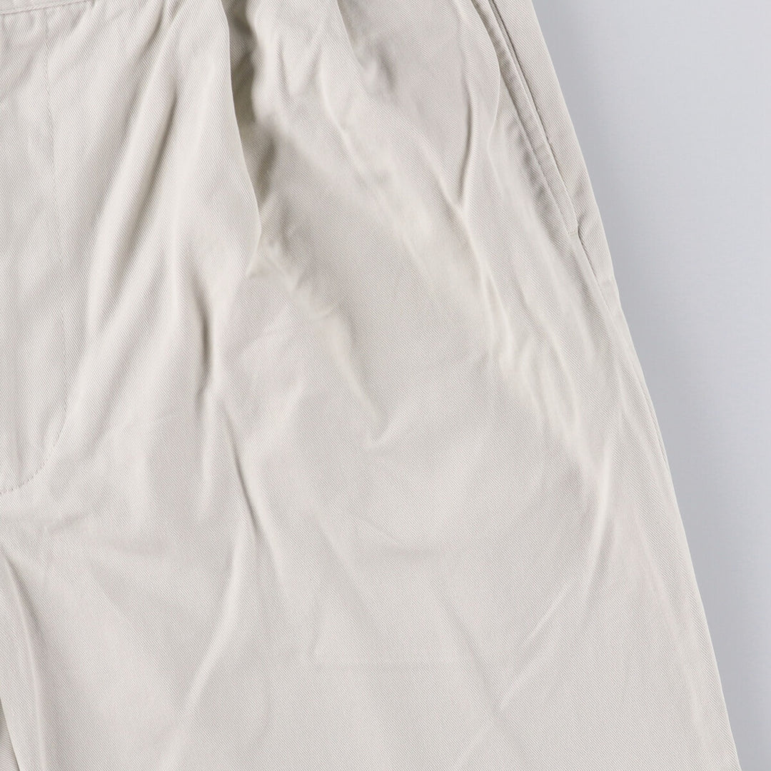 Ralph Lauren POLO by Ralph Lauren Two-pleat Chino Pants for Men, W34 equivalent cotton Beige type Vintage Second Hand