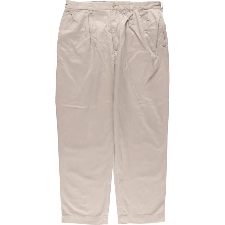 Ralph Lauren POLO by Ralph Lauren Two-pleat Chino Pants for Men, W36 cotton Beige type Vintage Second Hand