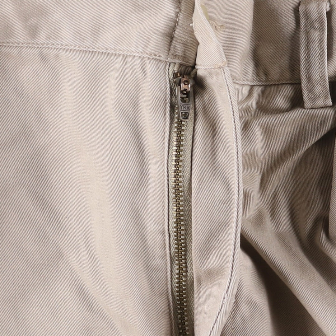 Ralph Lauren POLO by Ralph Lauren Two-pleat Chino Pants for Men, W36 cotton Beige type Vintage Second Hand