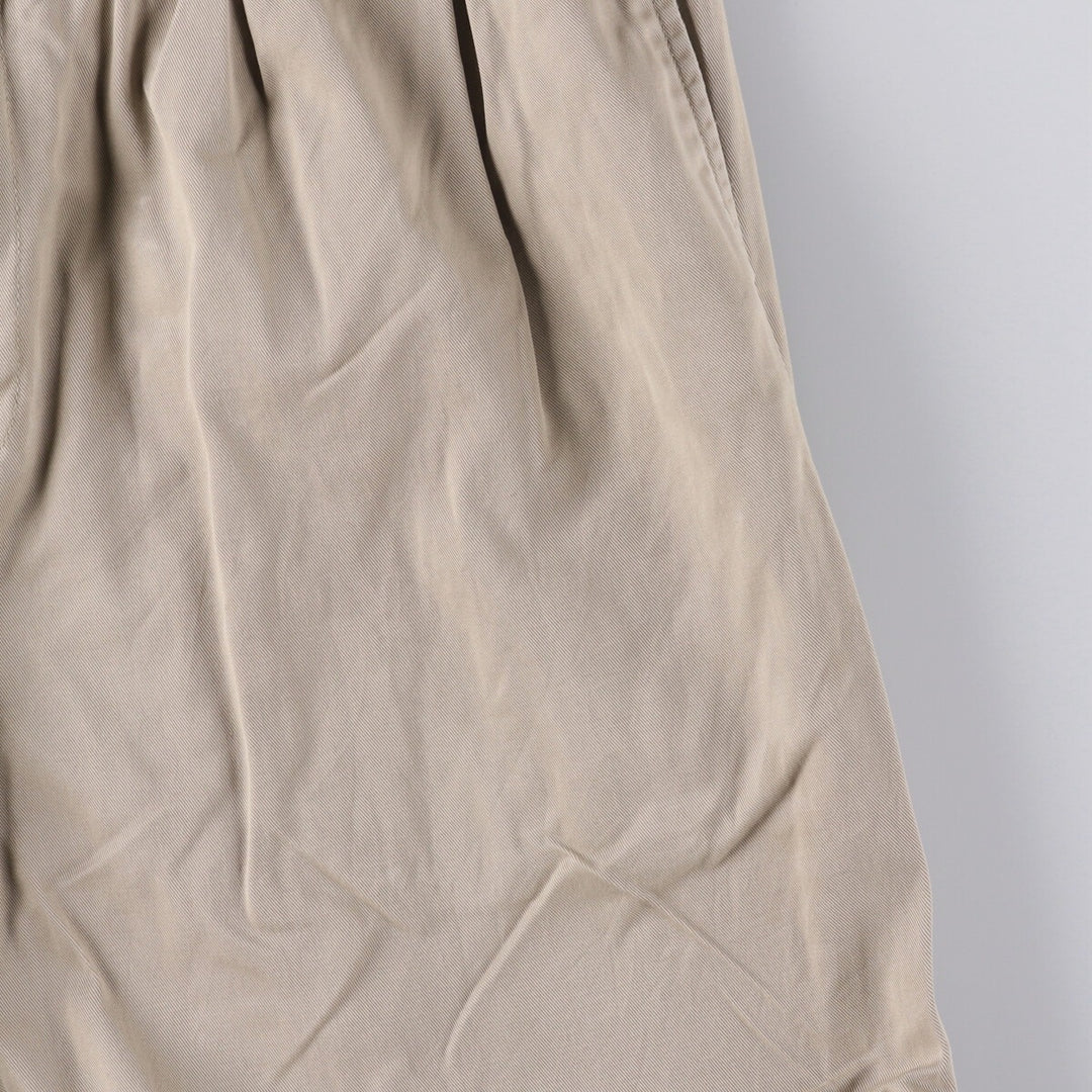Ralph Lauren POLO by Ralph Lauren ANDREW PANT Two-pleat chino pants for men, equivalent to W34 cotton Beige type Vintage Second Hand