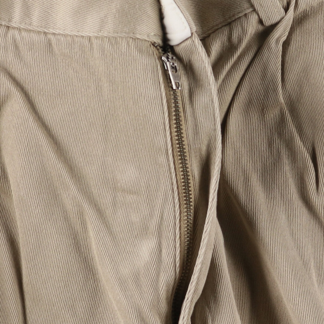 Ralph Lauren POLO by Ralph Lauren HAMMOND PANT, two-pleat chino pants, men's, w34 equivalent cotton Beige type Vintage Second Hand