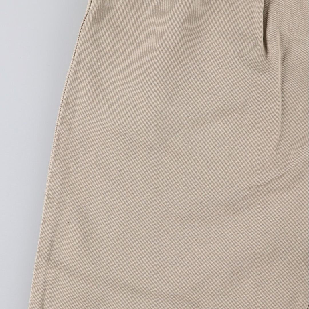 Ralph Lauren POLO RALPH LAUREN Two-pleat chino pants for men, size W34 cotton Beige type Vintage Second Hand