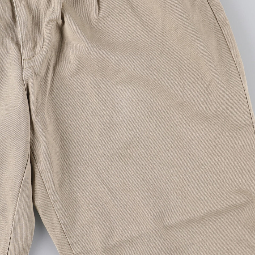 Ralph Lauren POLO RALPH LAUREN Two-pleat chino pants for men, size W34 cotton Beige type Vintage Second Hand