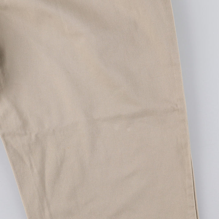 Ralph Lauren POLO RALPH LAUREN Two-pleat chino pants for men, size W34 cotton Beige type Vintage Second Hand
