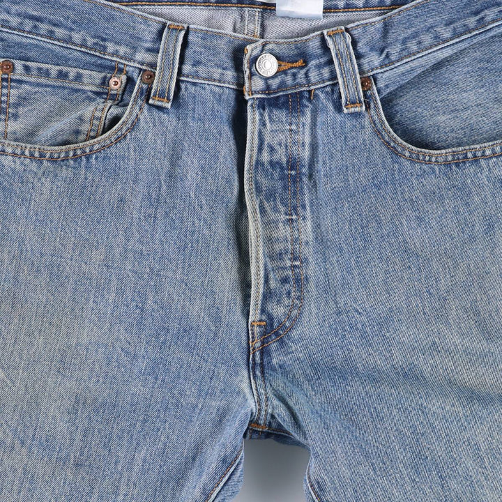 Levi's 501 straight denim pants for men, size W33 cotton blue type Vintage Second Hand