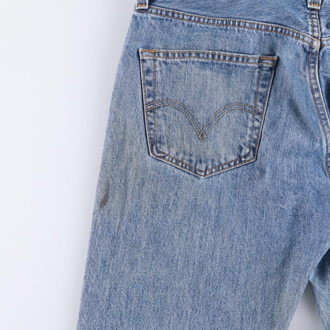 Levi's 501 straight denim pants for men, size W33 cotton blue type Vintage Second Hand
