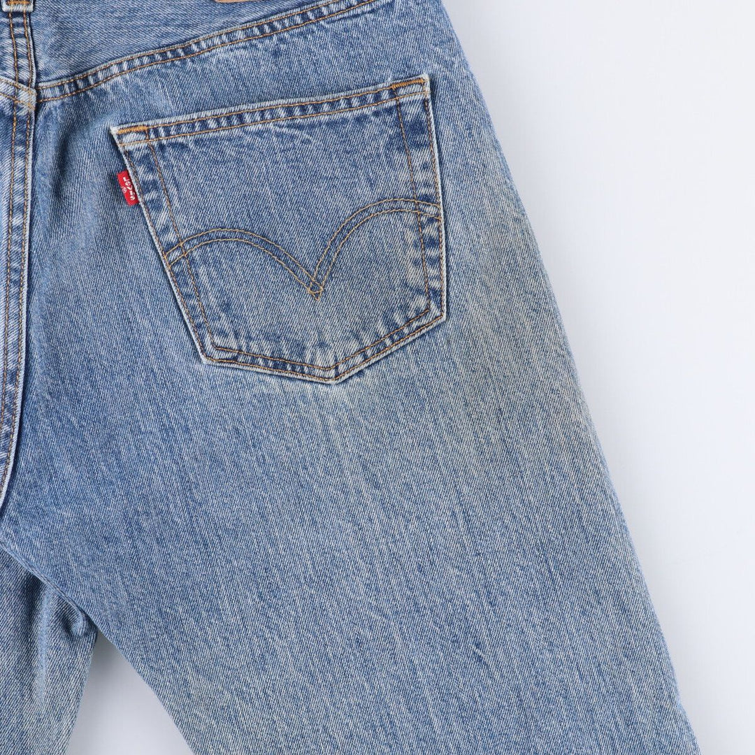 Levi's 501 straight denim pants for men, size W33 cotton blue type Vintage Second Hand