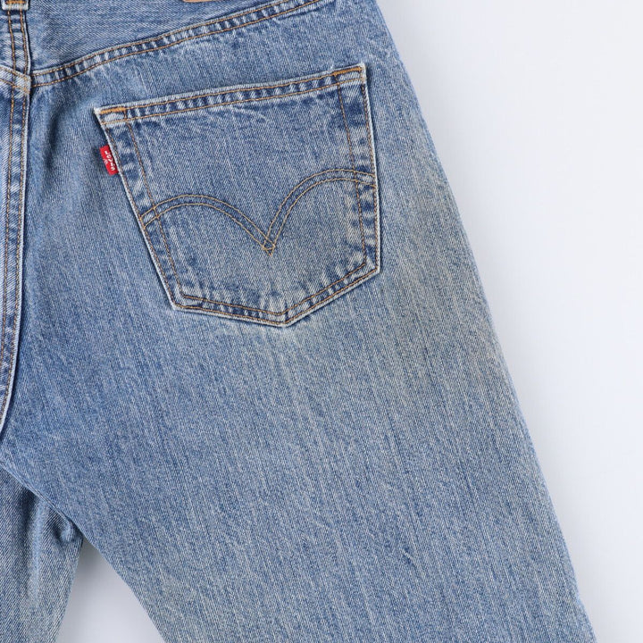 Levi's 501 straight denim pants for men, size W33 cotton blue type Vintage Second Hand