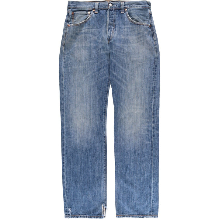 Levi's 501 straight denim pants for men, size W32 cotton blue type Vintage Second Hand