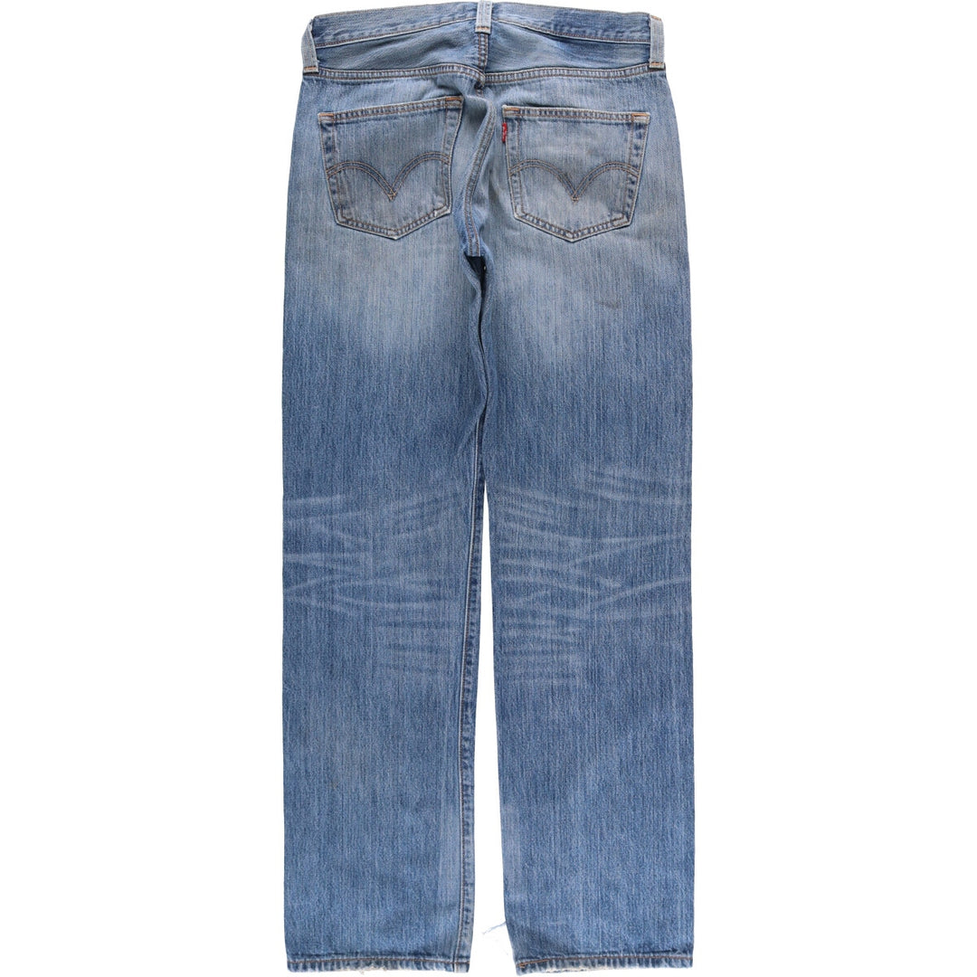 Levi's 501 straight denim pants for men, size W32 cotton blue type Vintage Second Hand