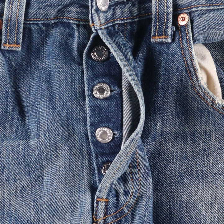 Levi's 501 straight denim pants for men, size W32 cotton blue type Vintage Second Hand