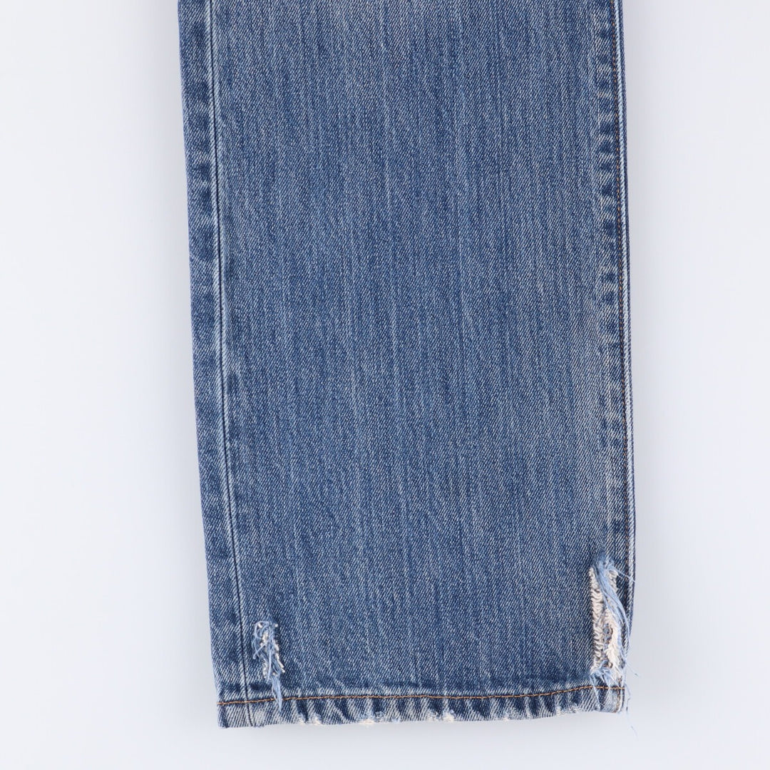 Levi's 501 straight denim pants for men, size W32 cotton blue type Vintage Second Hand