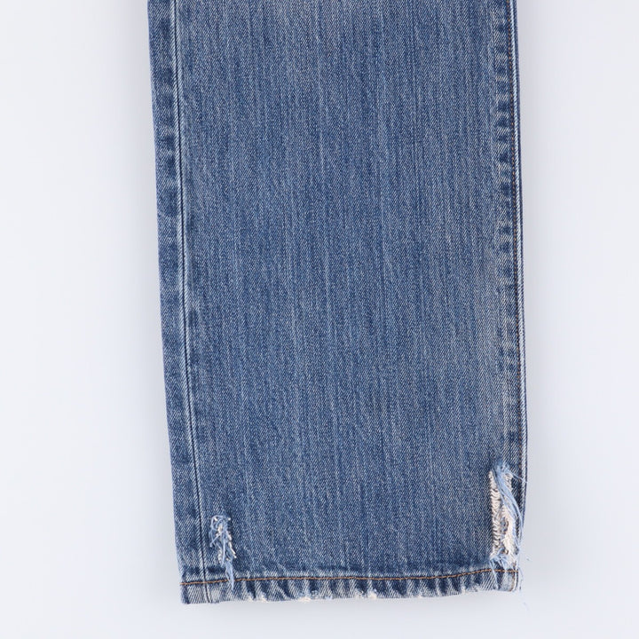 Levi's 501 straight denim pants for men, size W32 cotton blue type Vintage Second Hand