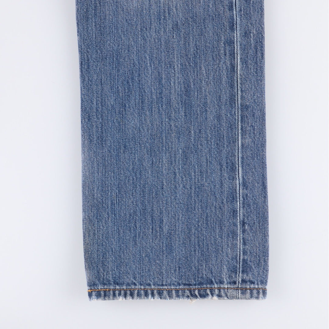 Levi's 501 straight denim pants for men, size W32 cotton blue type Vintage Second Hand