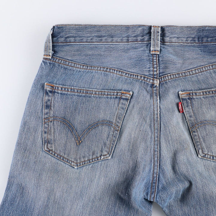 Levi's 501 straight denim pants for men, size W32 cotton blue type Vintage Second Hand