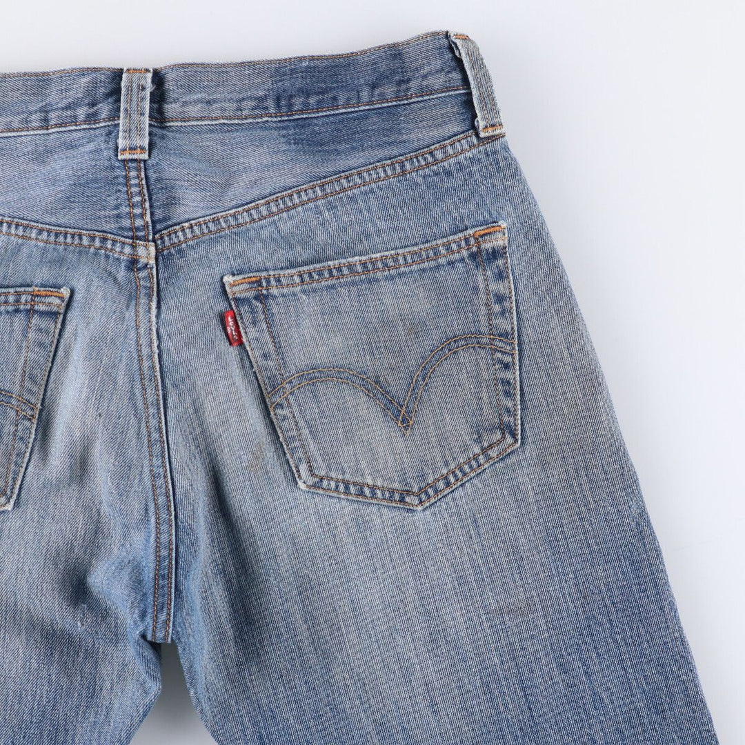Levi's 501 straight denim pants for men, size W32 cotton blue type Vintage Second Hand