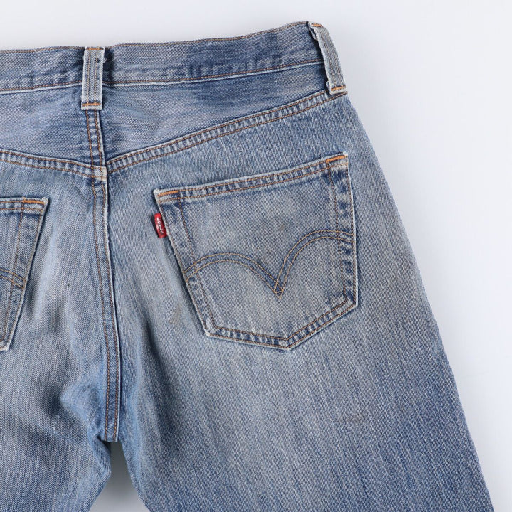 Levi's 501 straight denim pants for men, size W32 cotton blue type Vintage Second Hand