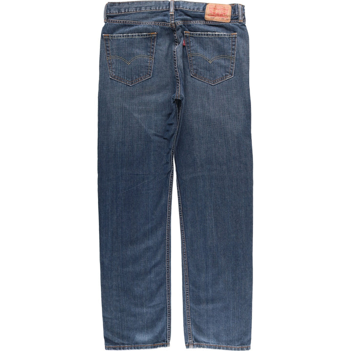 Levi's 505 tapered denim pants for men, size w36 cotton blue type Vintage Second Hand