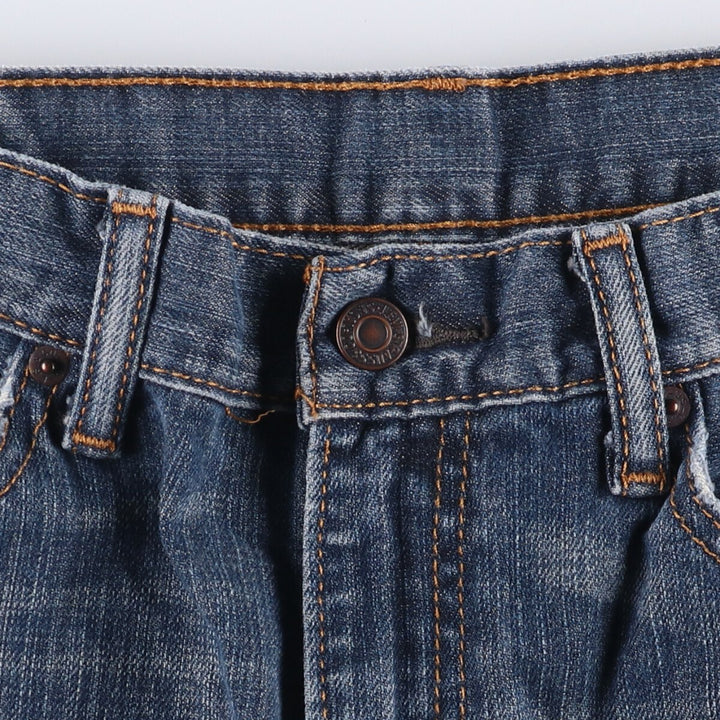 Levi's 505 tapered denim pants for men, size w36 cotton blue type Vintage Second Hand