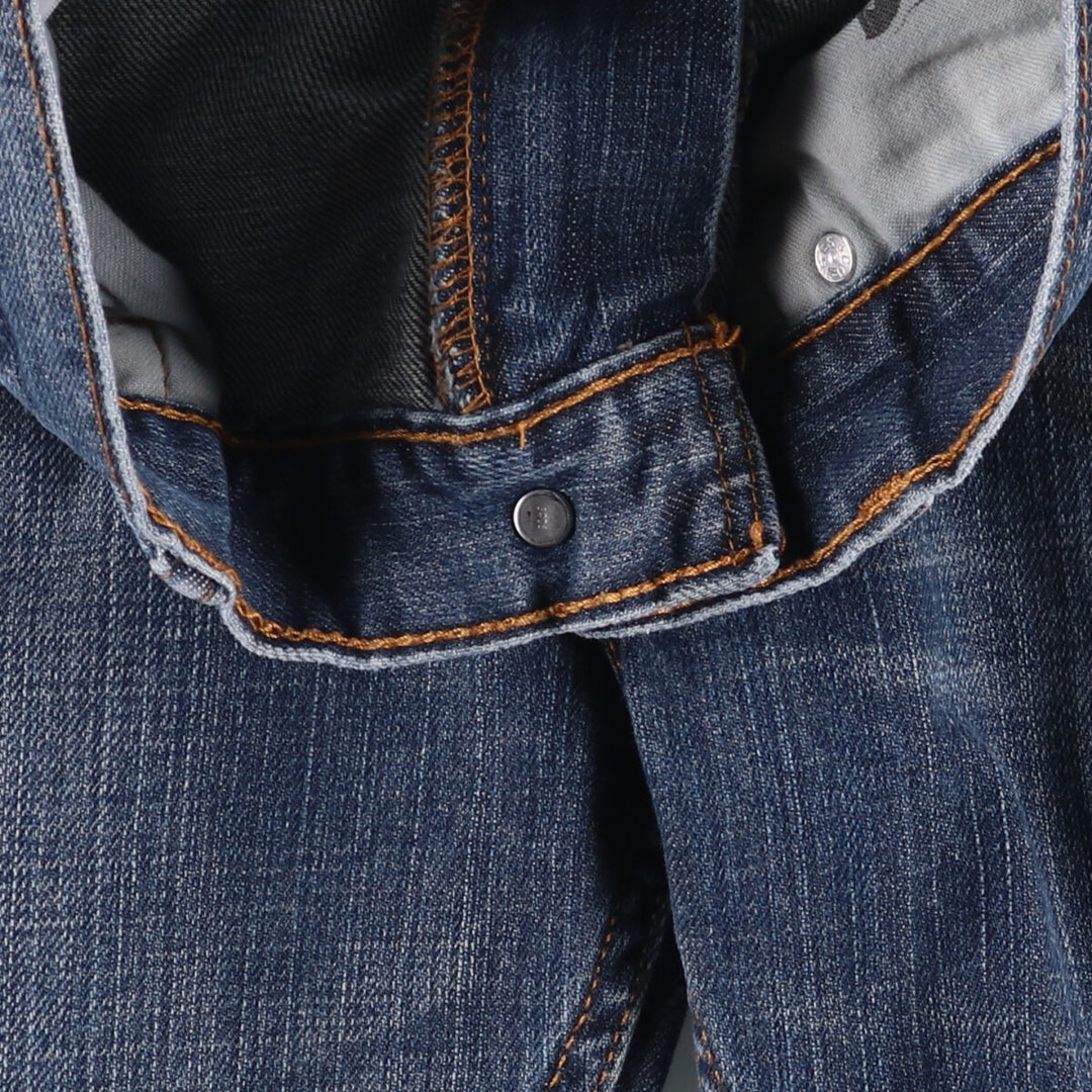 Levi's 505 tapered denim pants for men, size w36 cotton blue type Vintage Second Hand