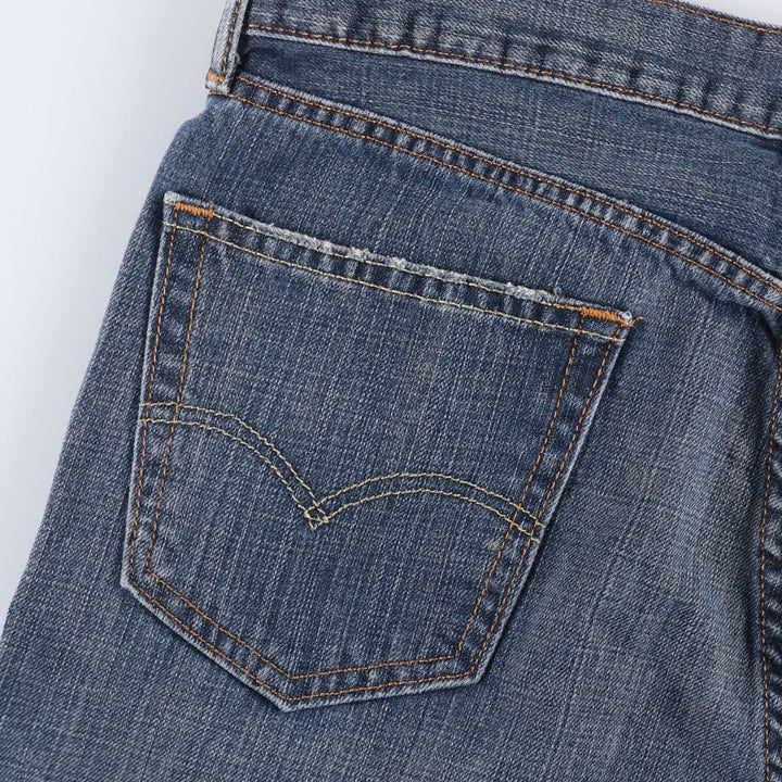 Levi's 505 tapered denim pants for men, size w36 cotton blue type Vintage Second Hand