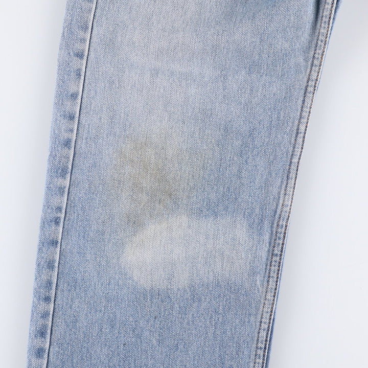 Levi's 505 REGULAR FIT tapered denim pants for men, size w36 cotton blue type Vintage Second Hand