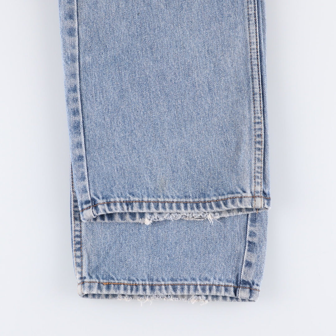 Levi's 505 REGULAR FIT tapered denim pants for men, size w36 cotton blue type Vintage Second Hand