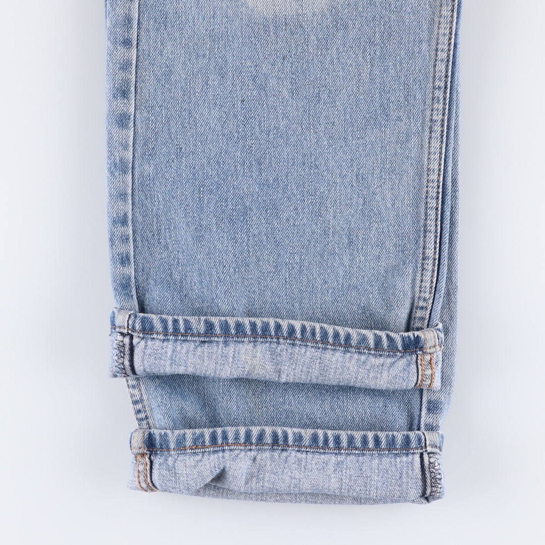 Levi's 505 REGULAR FIT tapered denim pants for men, size w36 cotton blue type Vintage Second Hand