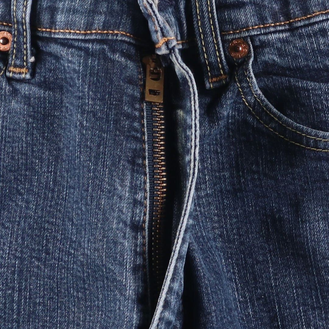 Levi's 505 tapered denim pants for men, size w37 cotton navy blue type Vintage Second Hand